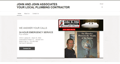 Desktop Screenshot of johnandjohnplumbing.com